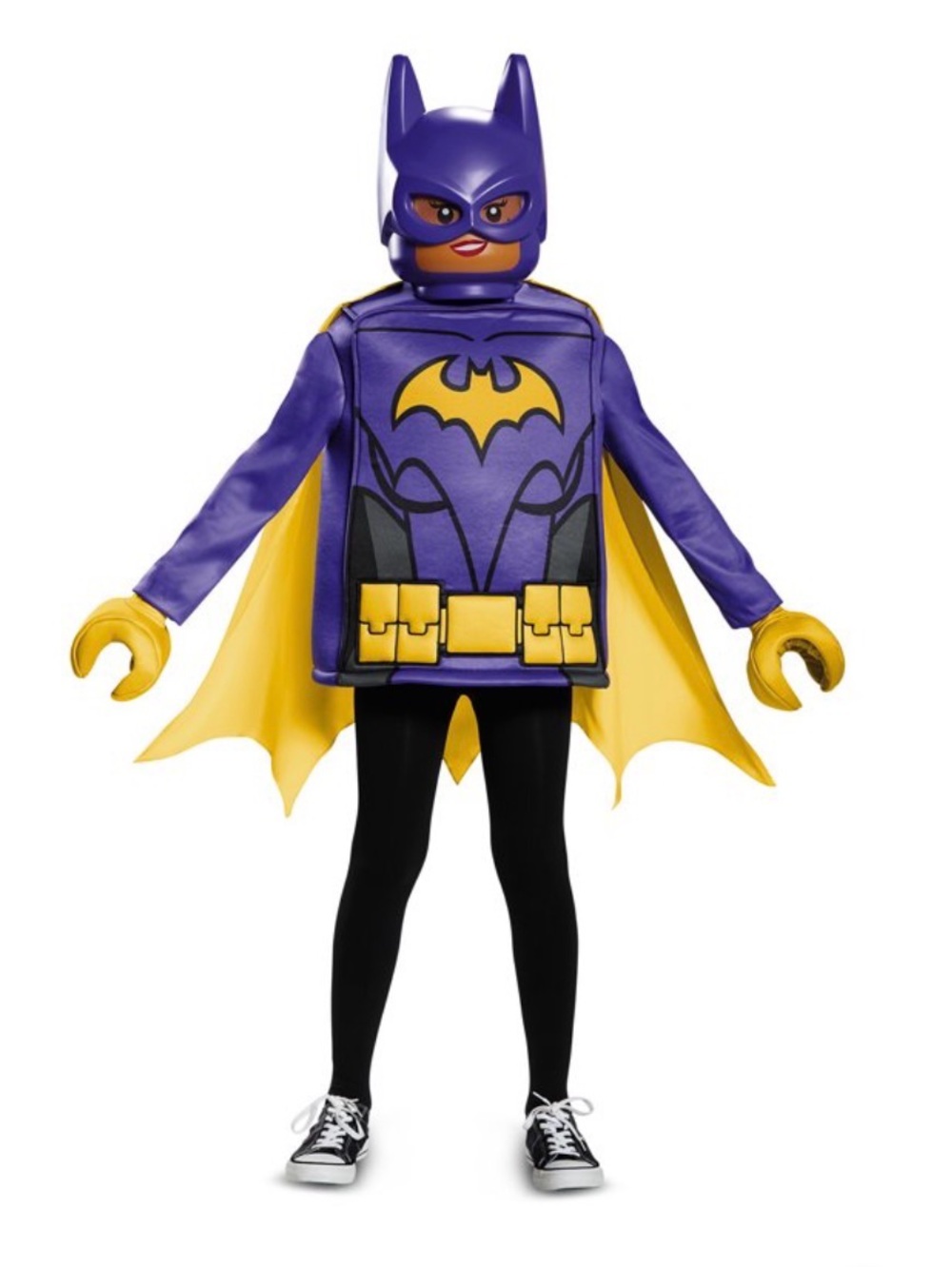 Lego Purple and Yellow Batgirl Kids Superhero Costume NWT 4-6x